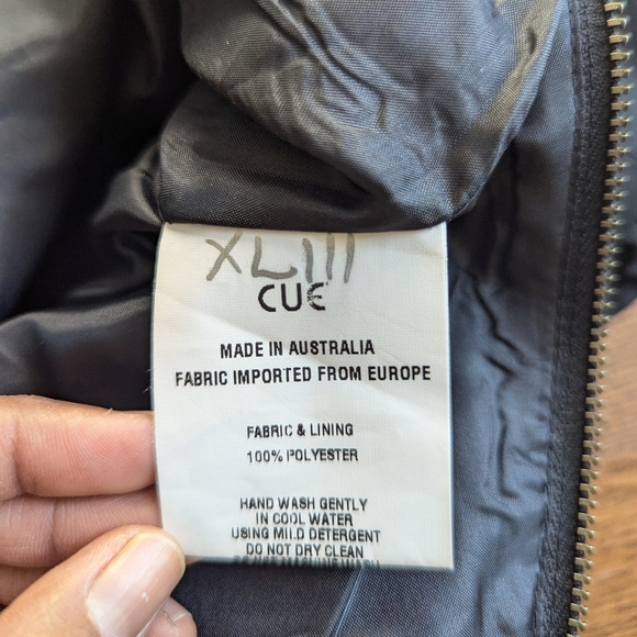 CUE mini skirt black women's size 12 office carrier academia made in Australia - Picture 3 of 10